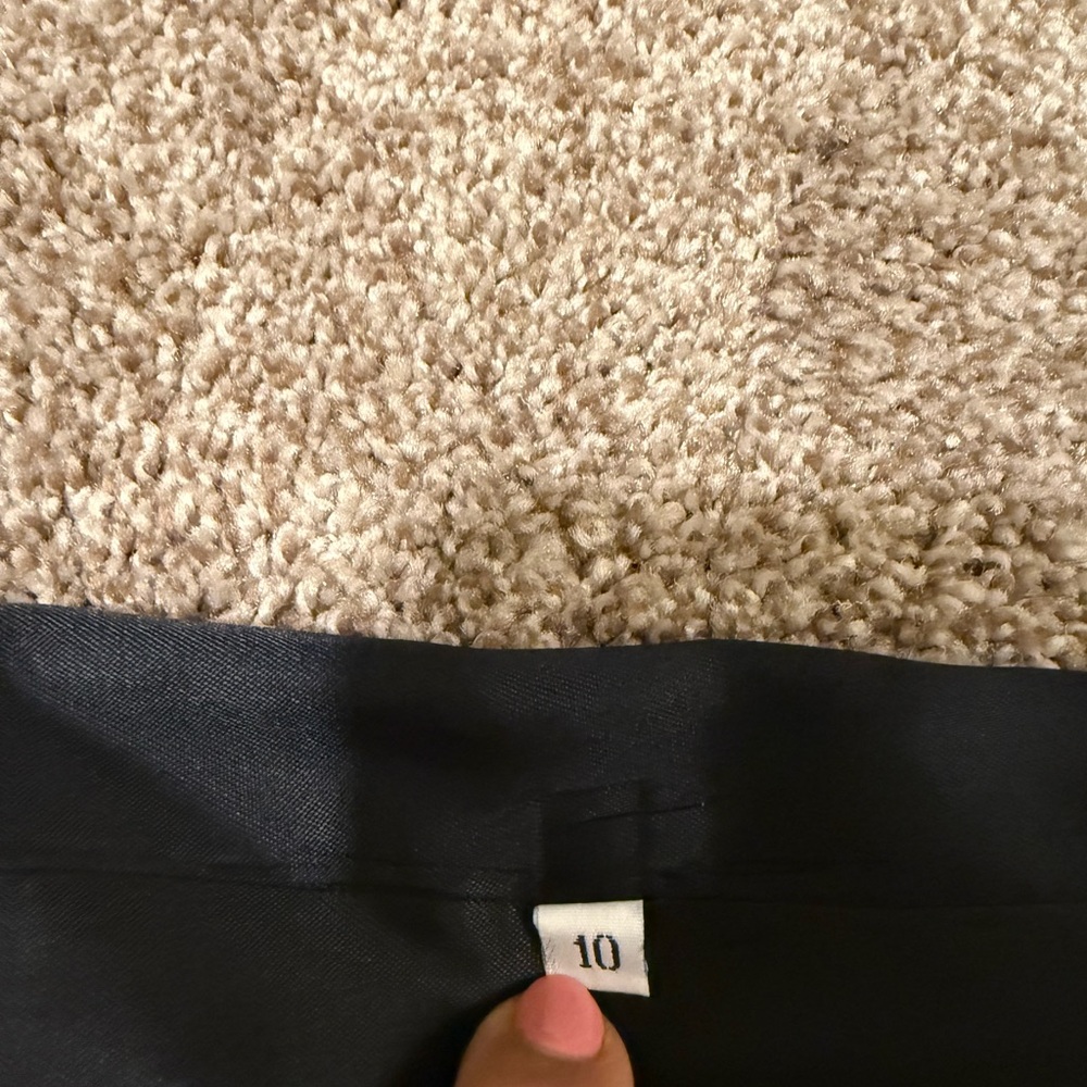 Vintage Austin Reed pure virgin wool Elegant Black Women's Skirt - Picture 8 of 8